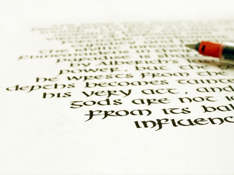 Local Calligraphy pros at work